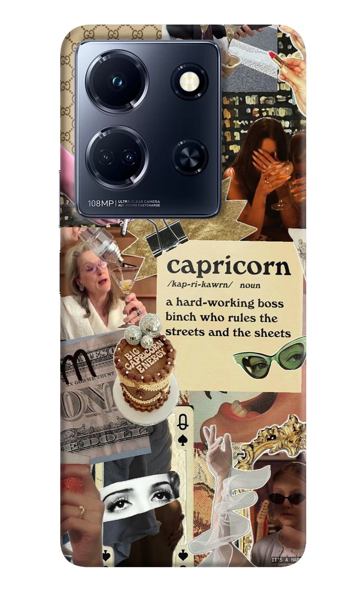 Capricorn Zodiac Infinix Note 30 5g Hard Case Back Cover by Casekaro
