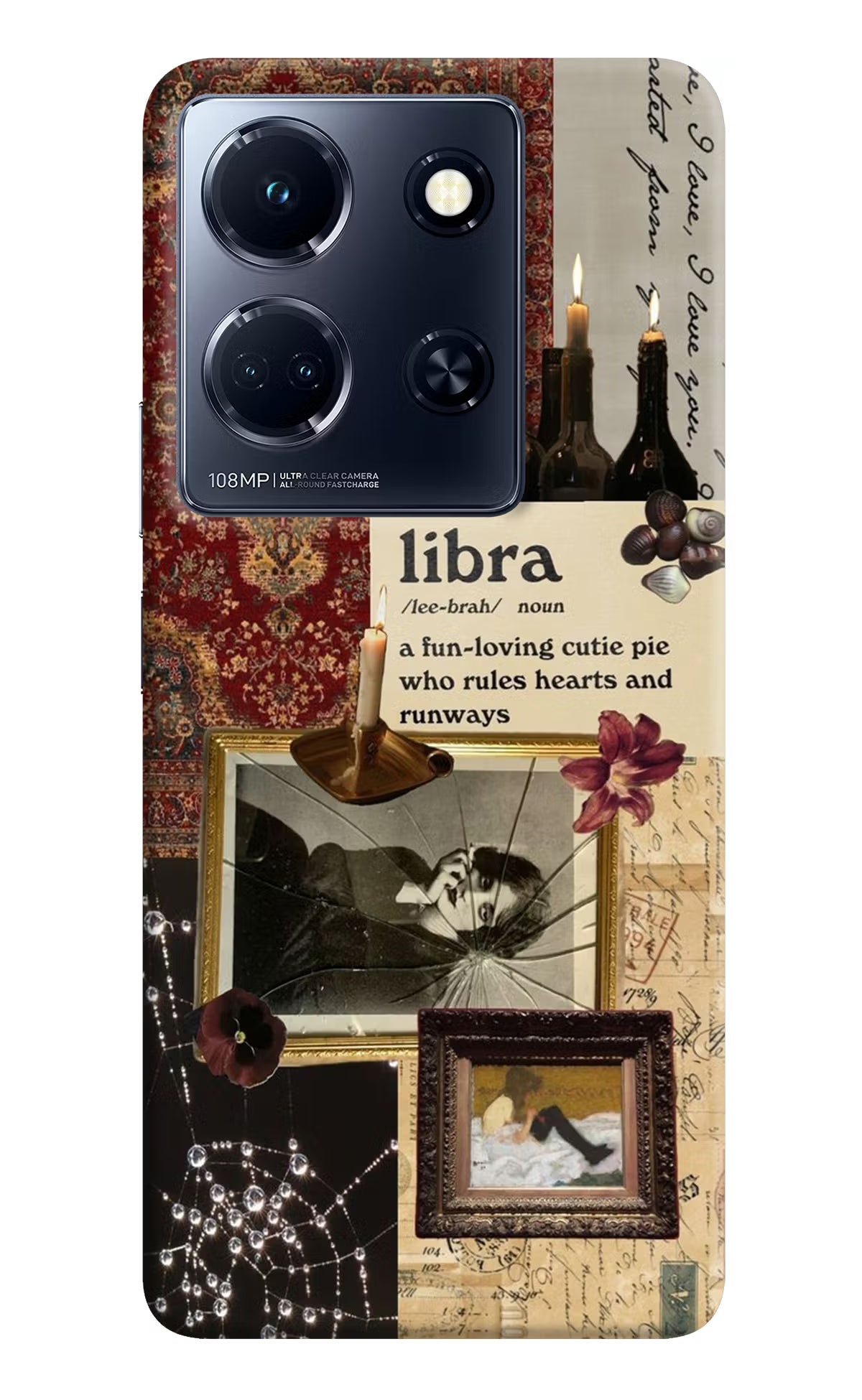 Libra Zodiac Infinix Note 30 5g Hard Case Back Cover by Casekaro