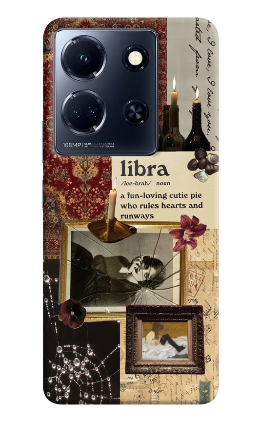 Libra Zodiac Infinix Note 30 5g Hard Case Back Cover by Casekaro