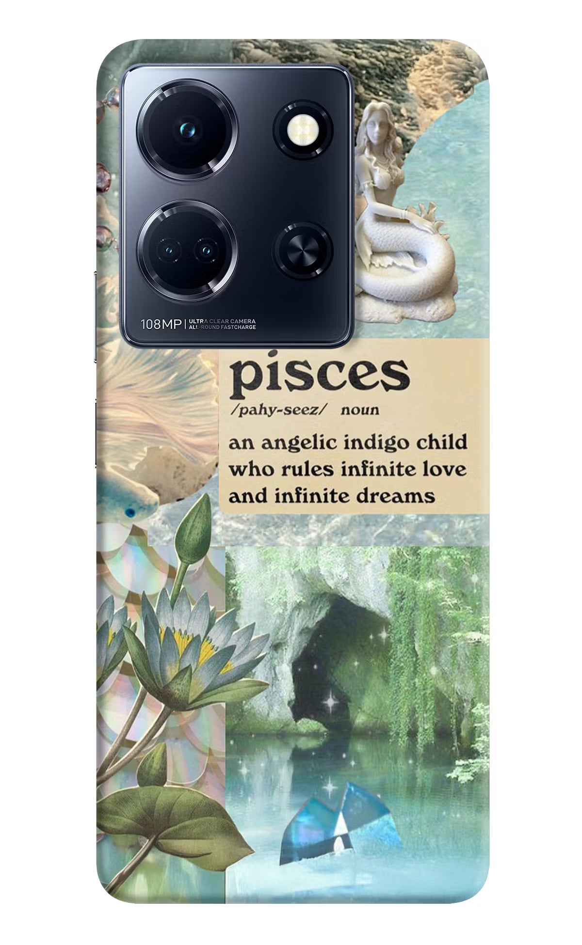 Pisces Zodiac Infinix Note 30 5g Hard Case Back Cover by Casekaro