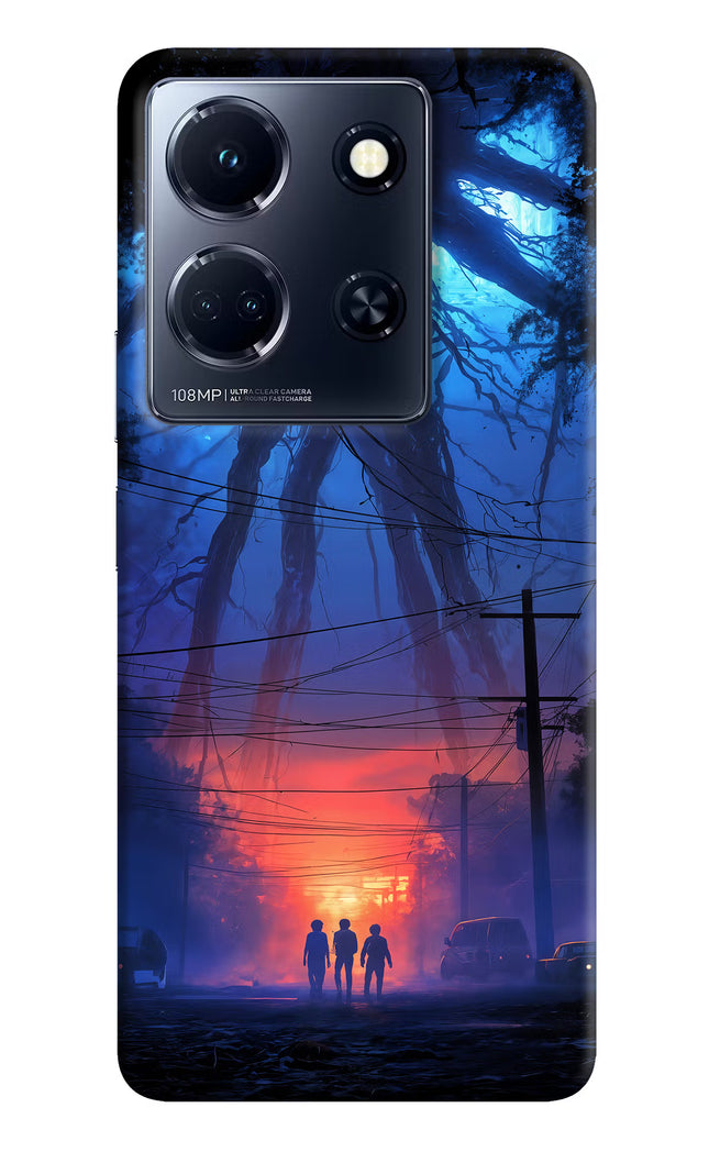 Ordinary Things Shadow Infinix Note 30 5g Hard Case Back Cover by Casekaro