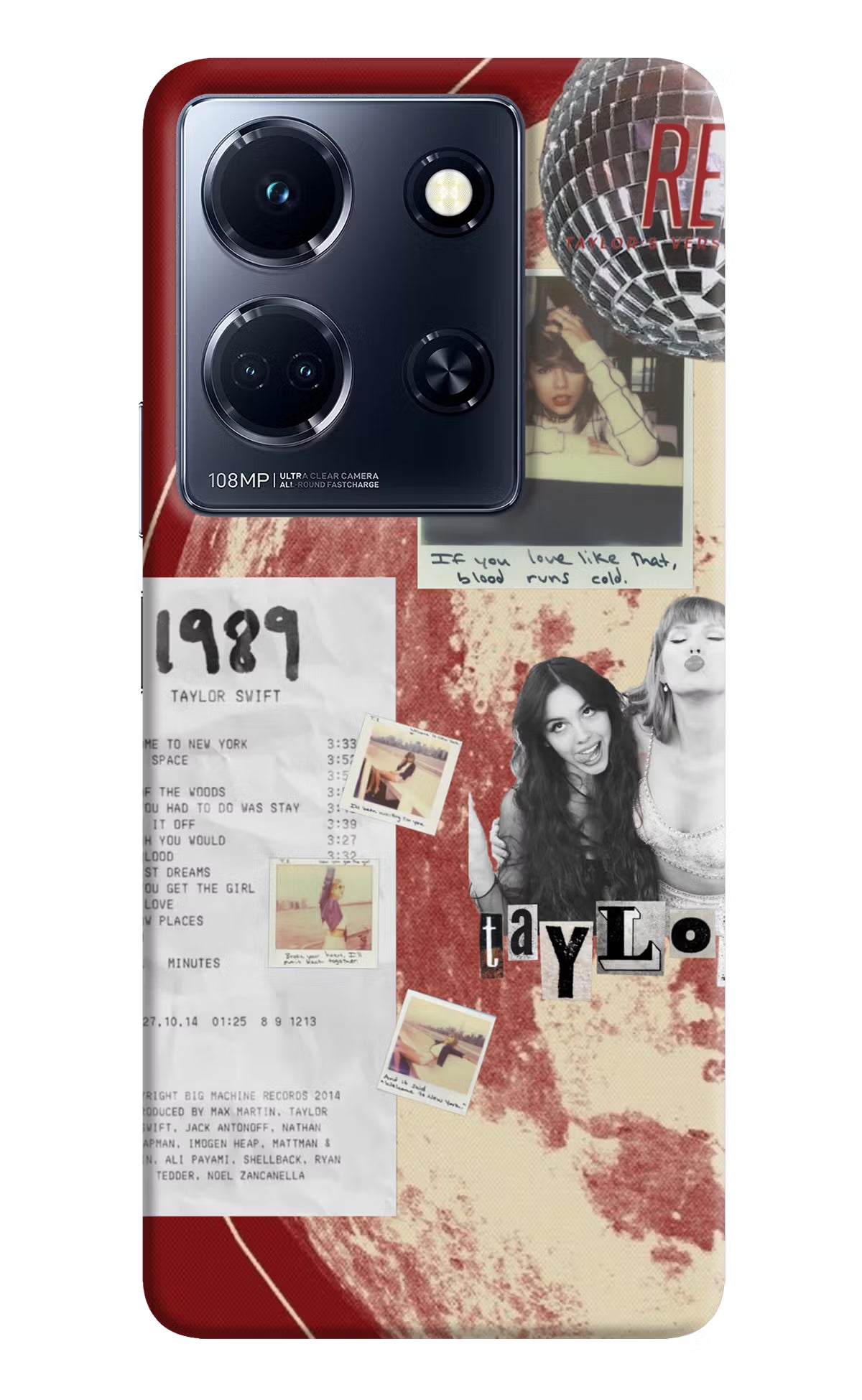 Taylor Swift Infinix Note 30 5g Back Cover