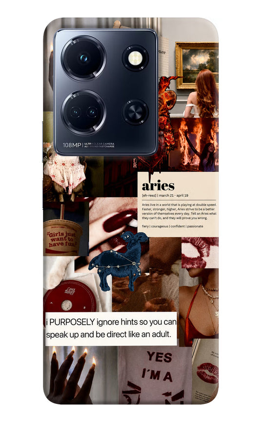 Zodiac Aries Infinix Note 30 5g Back Cover