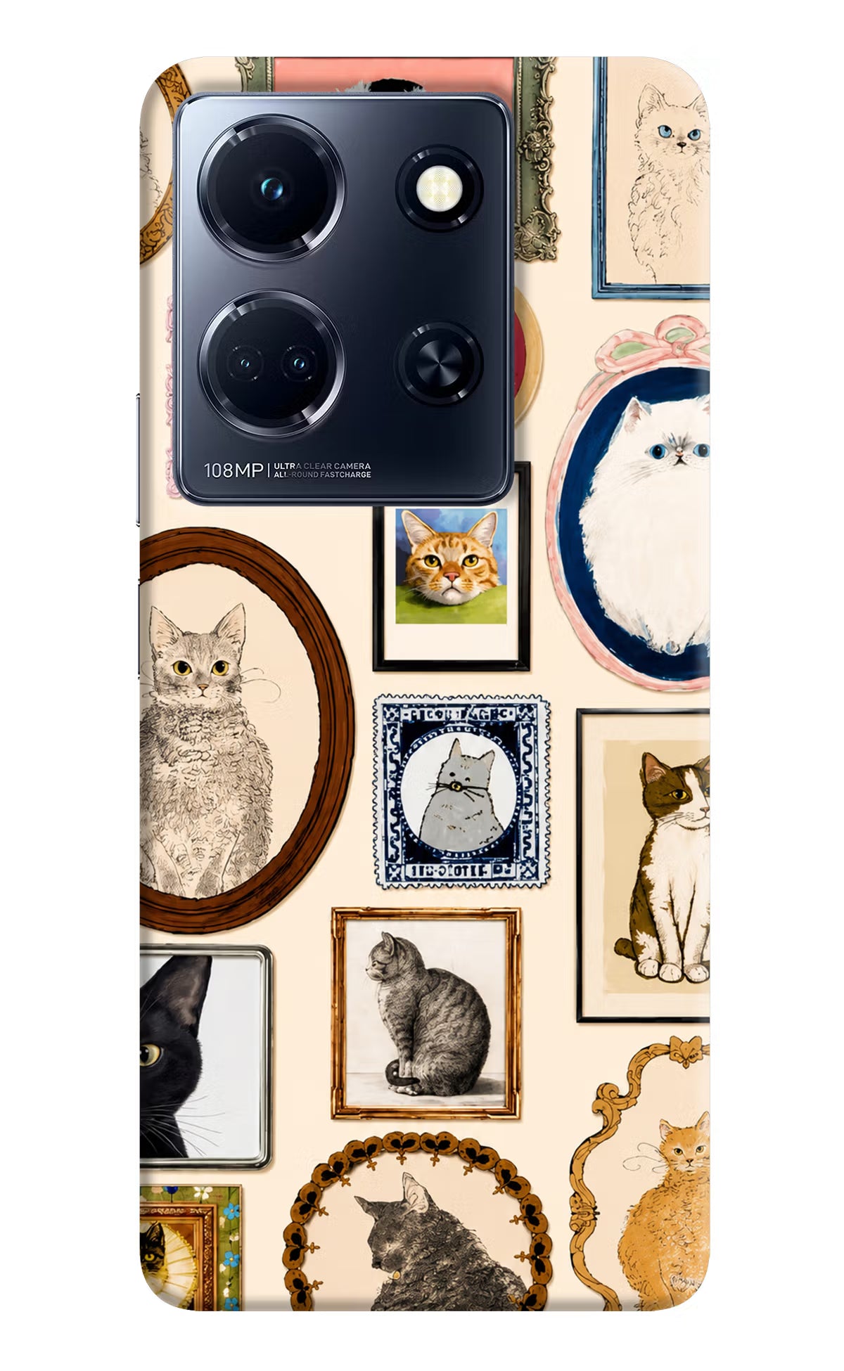Mirror Cats Infinix Note 30 5g Back Cover