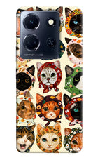 Cool Cat Infinix Note 30 5g Hard Case Back Cover by Casekaro