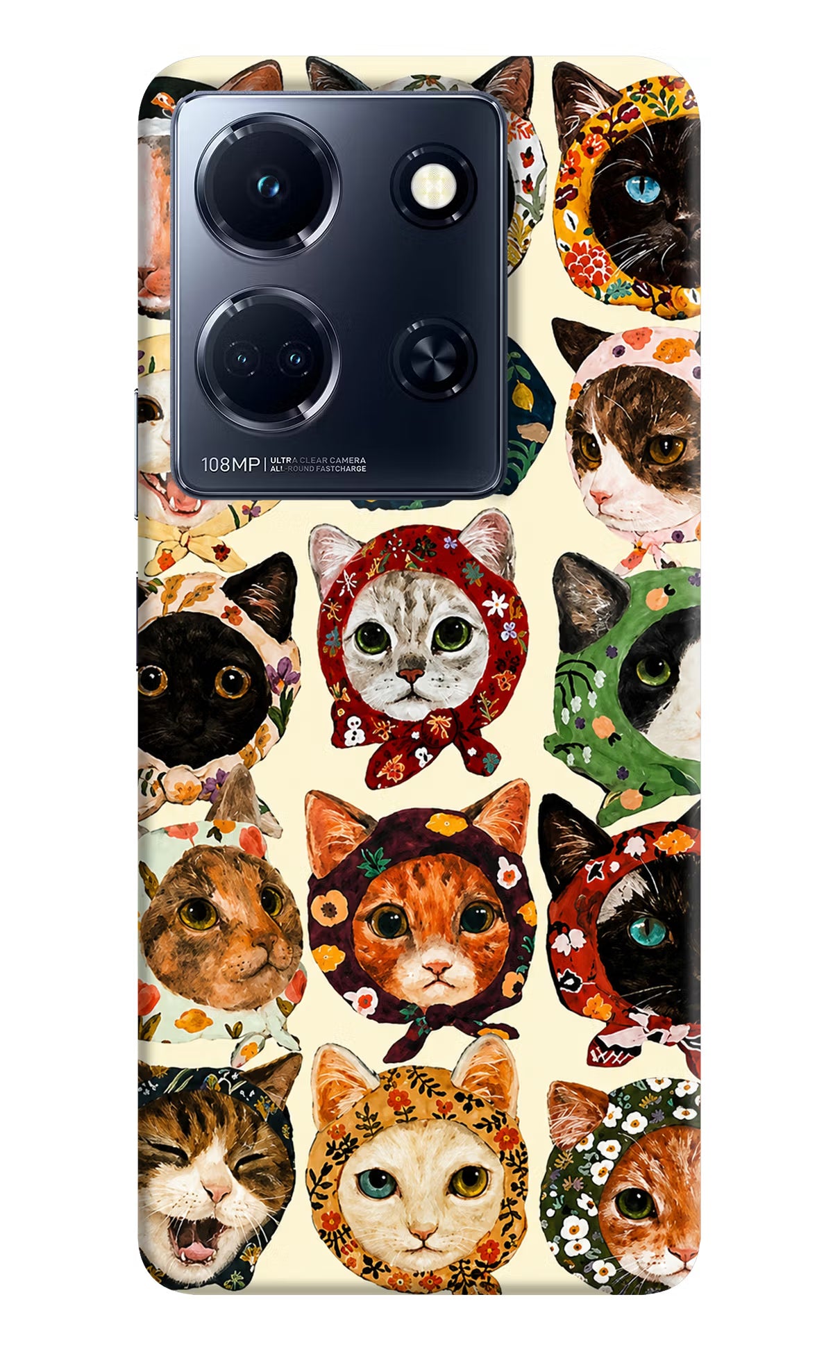 Cool Cat Infinix Note 30 5g Back Cover