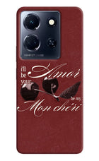 Velvet Cherry Infinix Note 30 5g Hard Case Back Cover by Casekaro