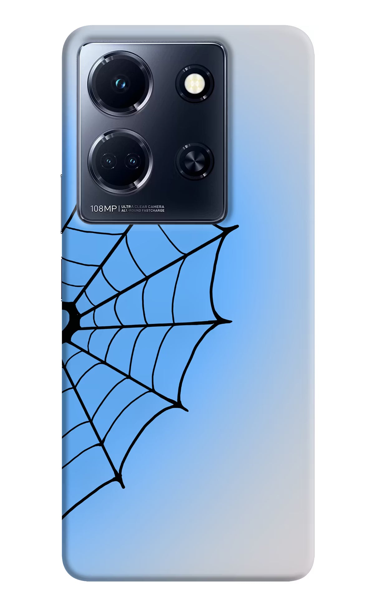 Blue Web Infinix Note 30 5g Back Cover