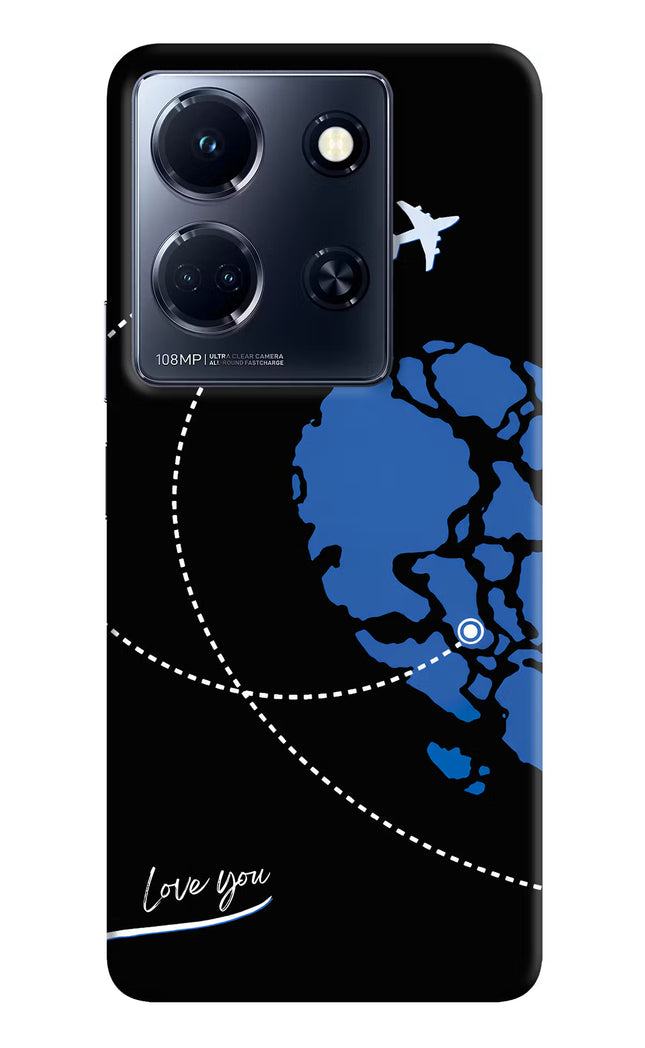 Love Orbit Infinix Note 30 5g Hard Case Back Cover by Casekaro