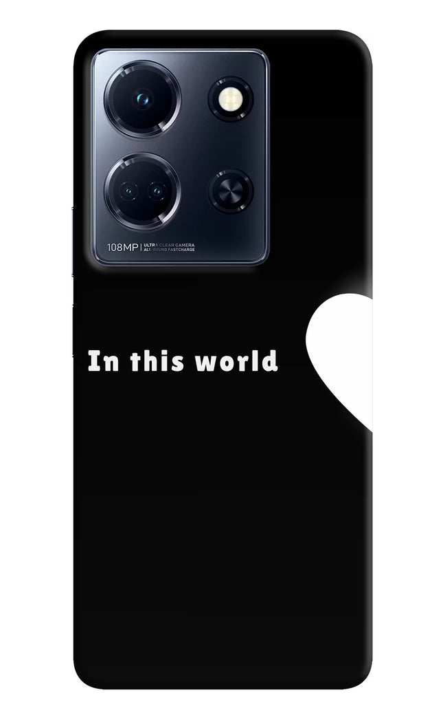 This World Infinix Note 30 5g Hard Case Back Cover by Casekaro