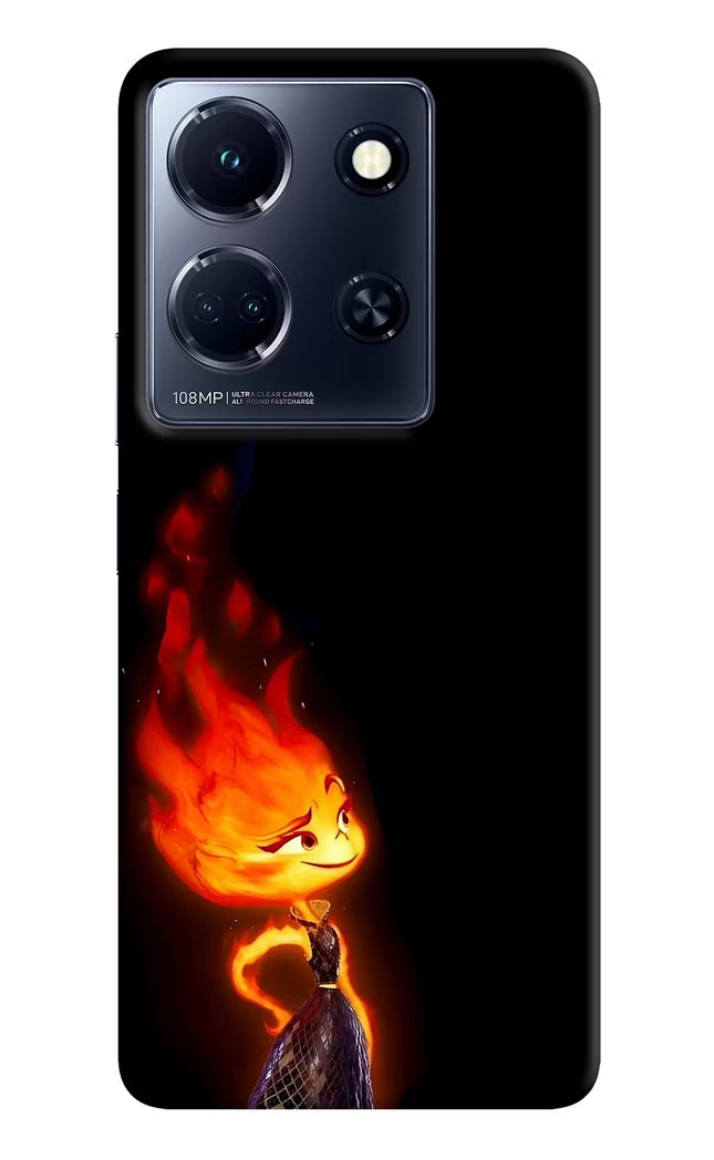 Ember Flame Infinix Note 30 5g Hard Case Back Cover by Casekaro