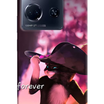 Forever Cat Infinix Note 30 5g Hard Case Back Cover by Casekaro