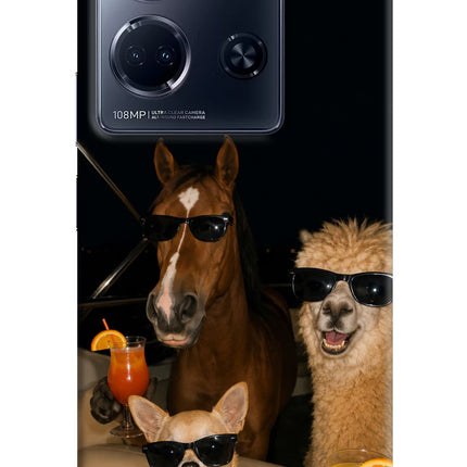 Party Squad Infinix Note 30 5g Hard Case Back Cover by Casekaro