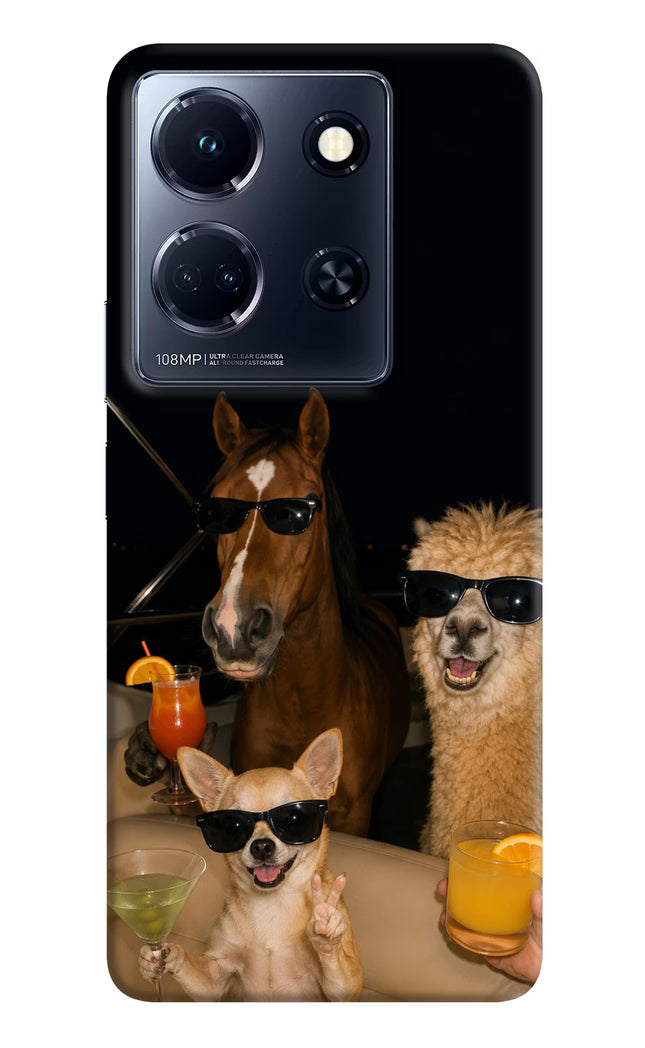 Party Squad Infinix Note 30 5g Hard Case Back Cover by Casekaro