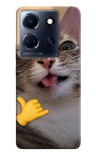 Silly Cat Call Infinix Note 30 5g Hard Case Back Cover by Casekaro