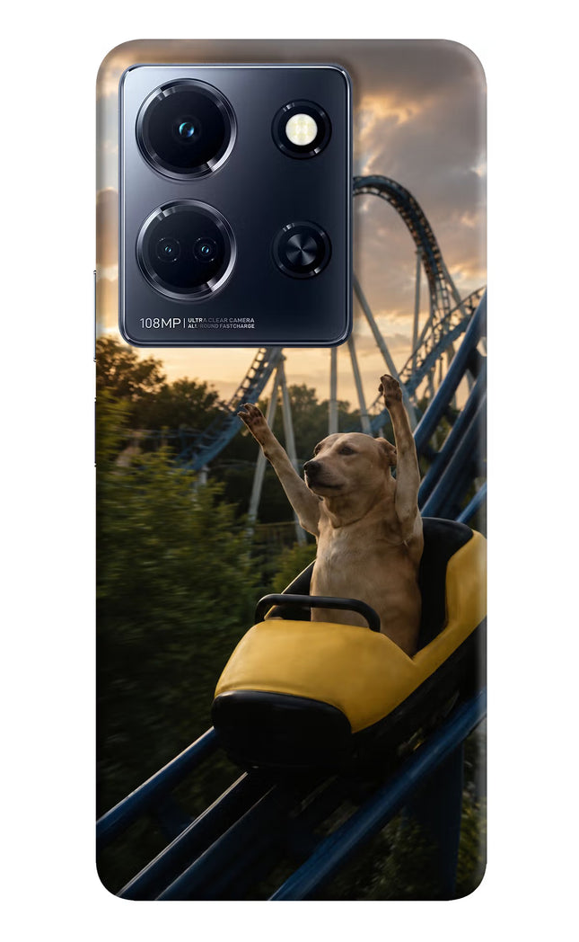 Rollercoaster Dog Infinix Note 30 5g Hard Case Back Cover by Casekaro
