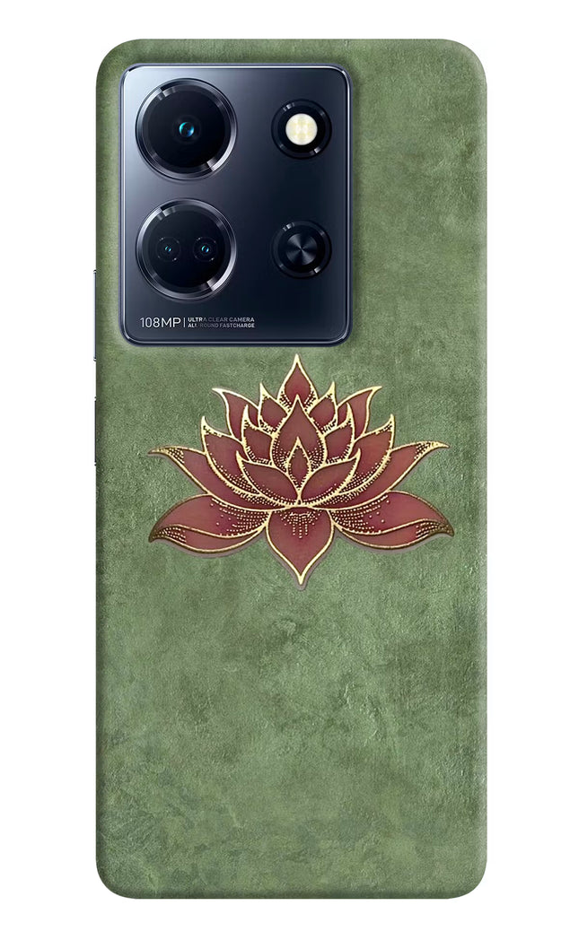 Lotus Grace Infinix Note 30 5g Hard Case Back Cover by Casekaro