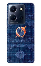 Koi Blue Infinix Note 30 5g Back Cover