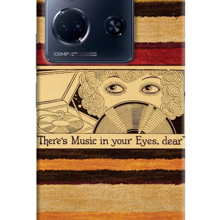 Vinyl Stripes Infinix Note 30 5g Hard Case Back Cover by Casekaro