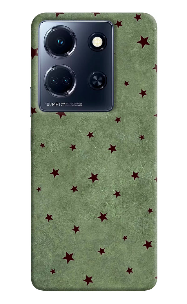 Green Stars Infinix Note 30 5g Hard Case Back Cover by Casekaro