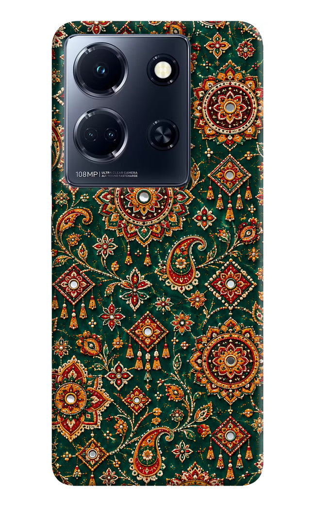 Green Pataka Infinix Note 30 5g Hard Case Back Cover by Casekaro