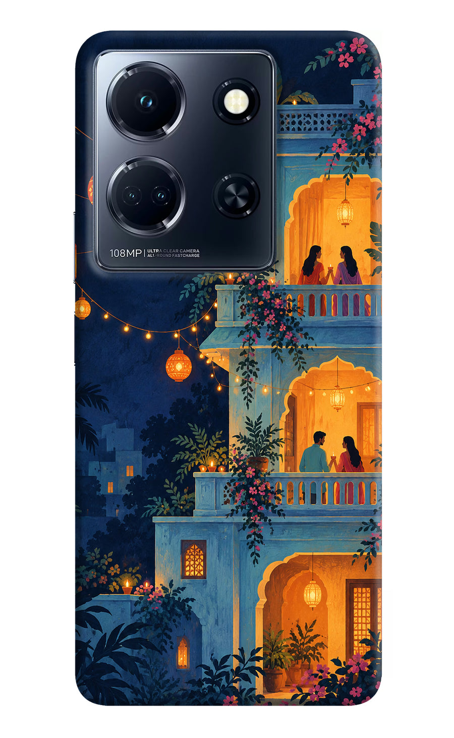 Balcony Glow Infinix Note 30 5g Back Cover, Hard case