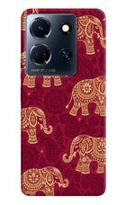 Maroon Elephant Infinix Note 30 5g Hard Case Back Cover by Casekaro