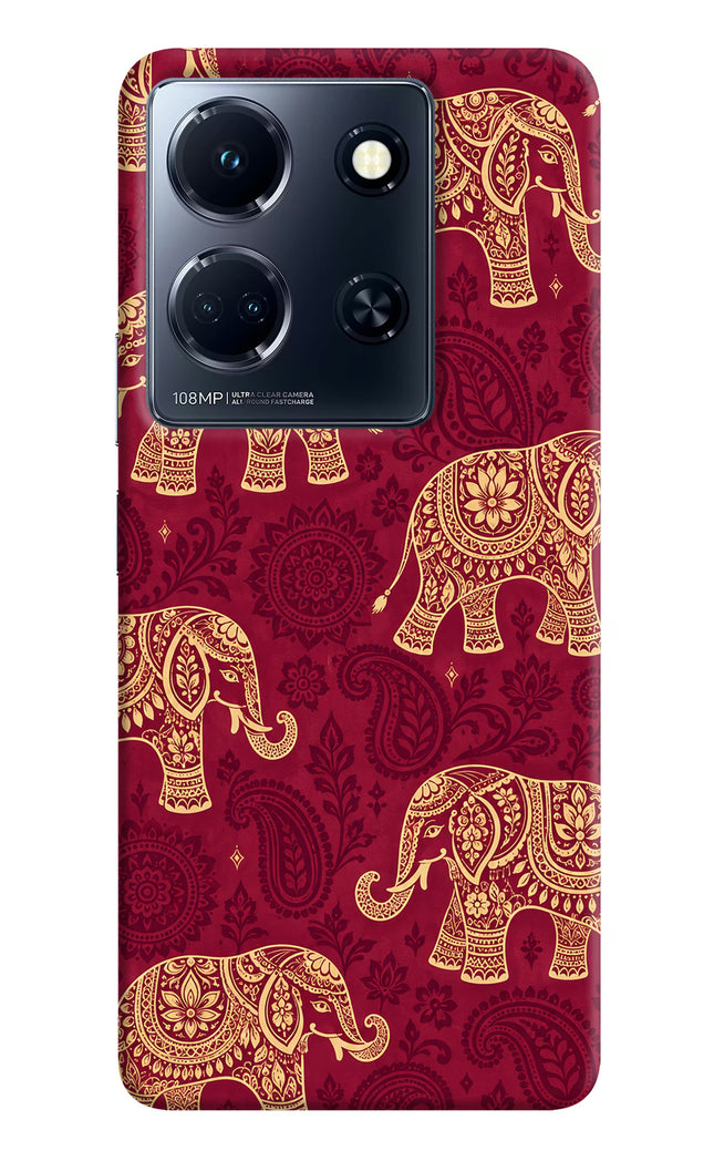 Maroon Elephant Infinix Note 30 5g Back Cover