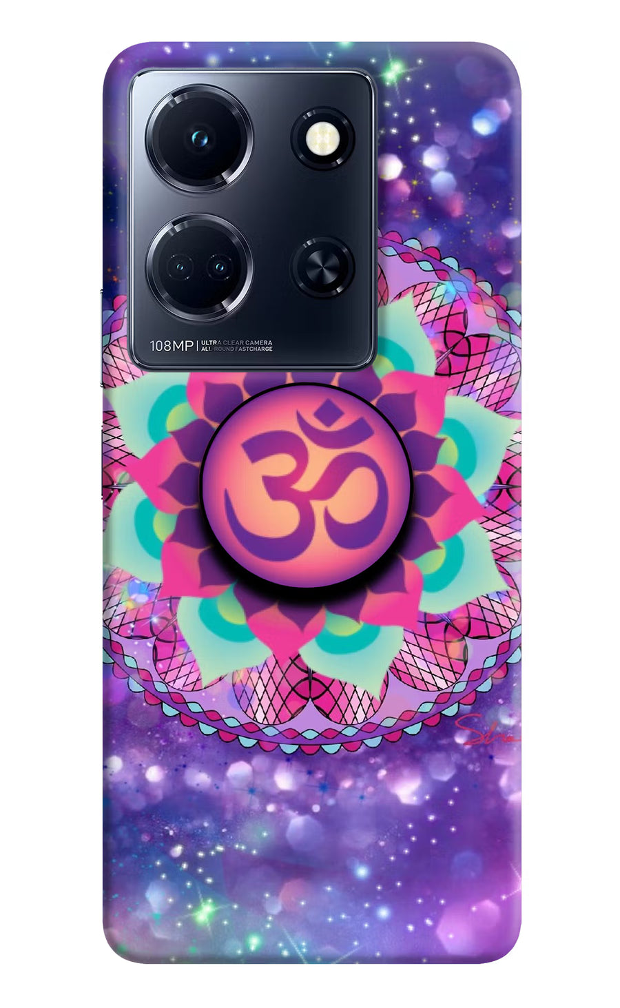 Om Purple Infinix Note 30 5g Pop Case, Hard case