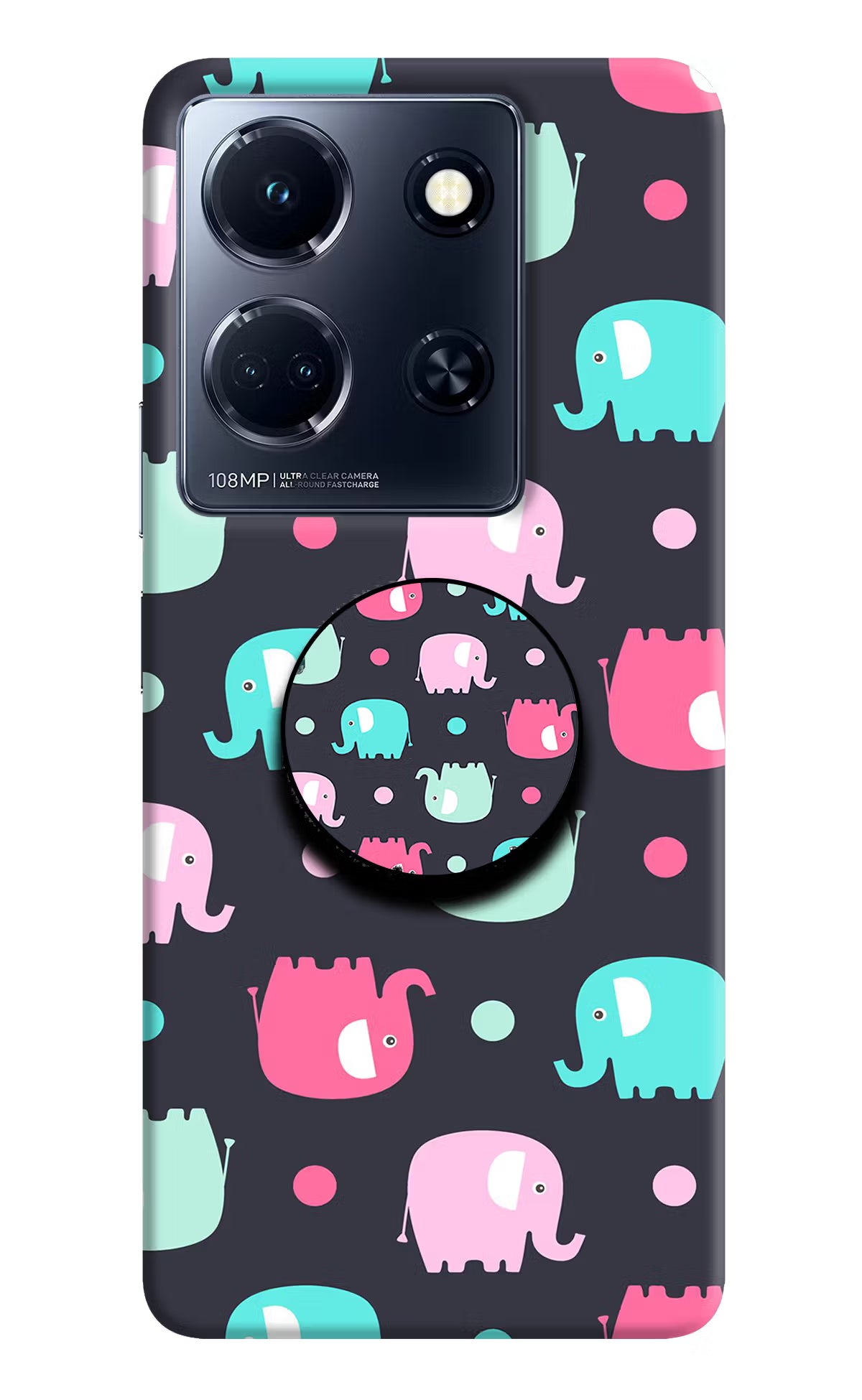 Baby Elephants Infinix Note 30 5g Pop Case by Casekaro
