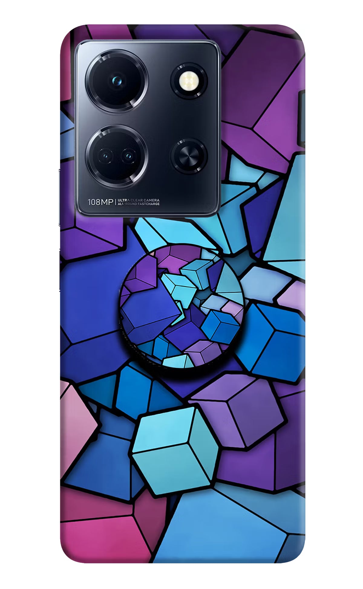Cubic Abstract Infinix Note 30 5g Pop Case by Casekaro