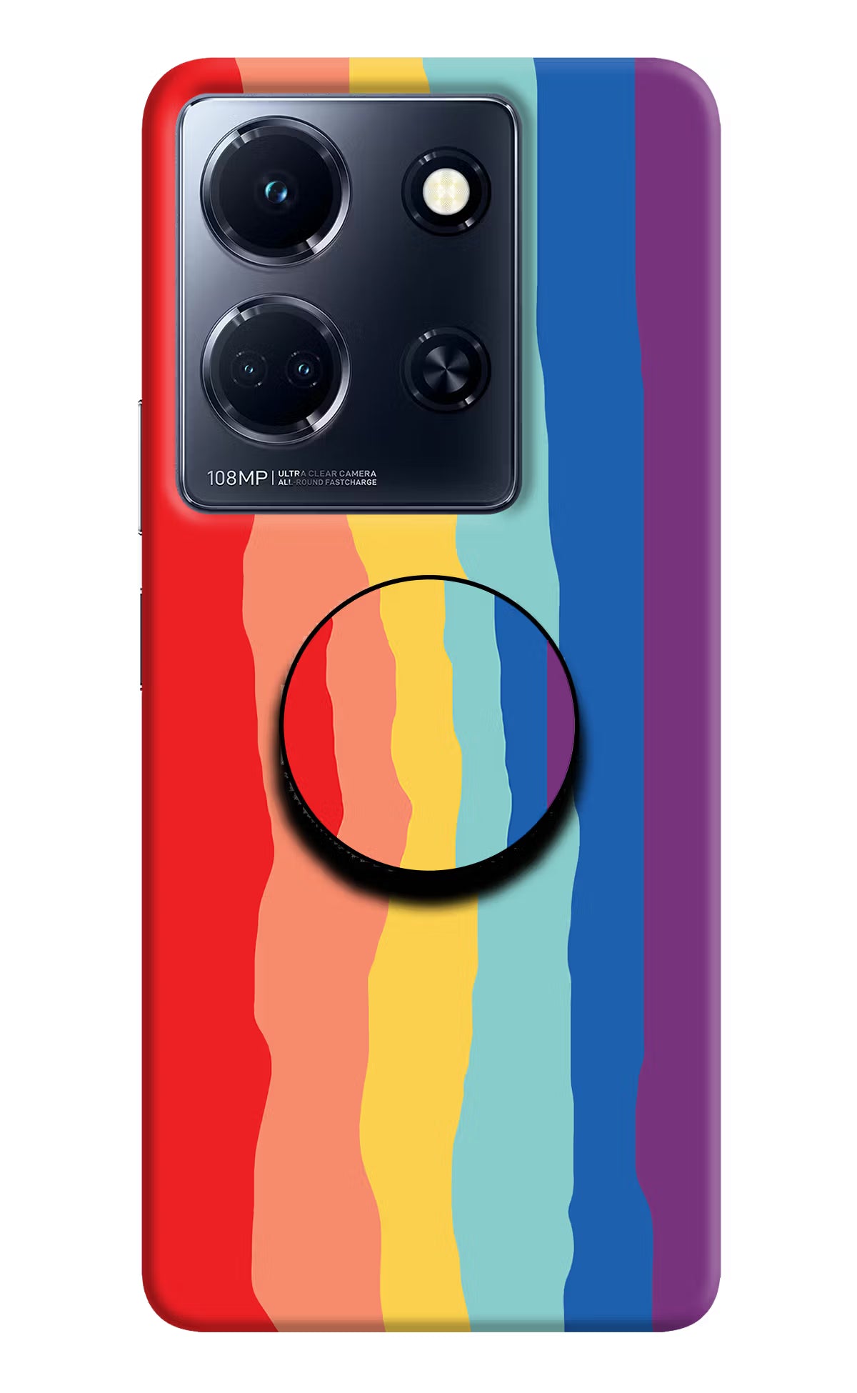 Rainbow Infinix Note 30 5g Pop Case by Casekaro