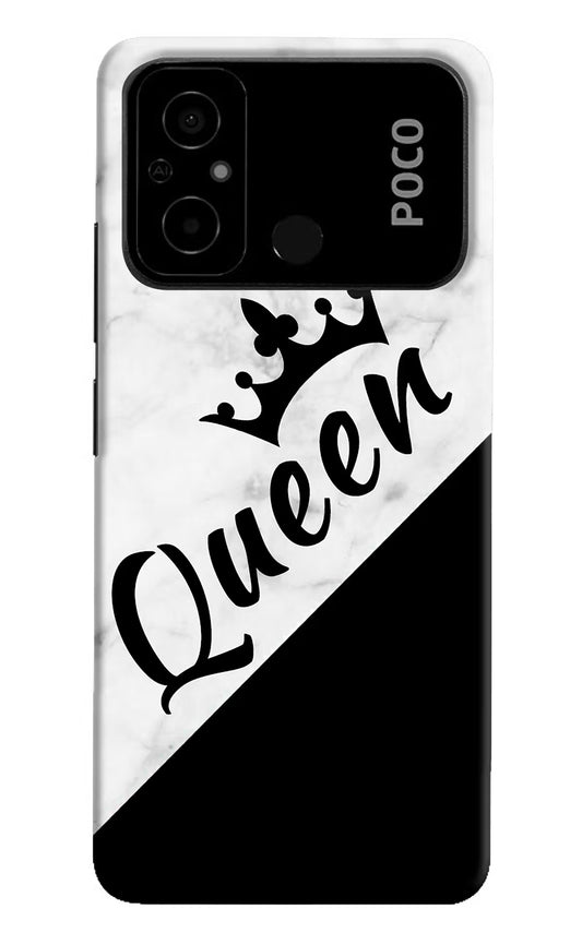 Queen Poco C55 Hard Case Back Cover by Casekaro