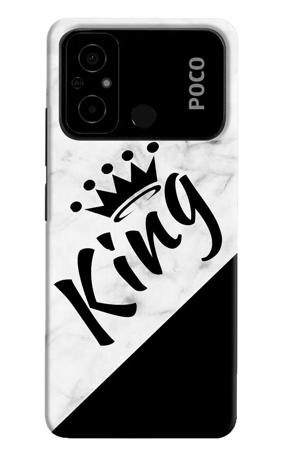 King Poco C55 Back Cover, Hard case