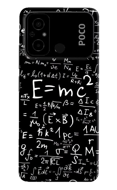 Physics Formula Poco C55 Back Cover