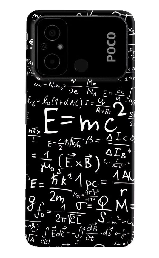 Physics Formula Poco C55 Hard Case Back Cover by Casekaro