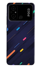 Abstract Design Poco C55 Hard Case Back Cover by Casekaro