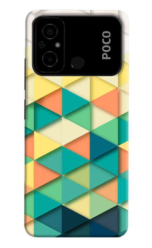 Abstract Poco C55 Hard Case Back Cover by Casekaro