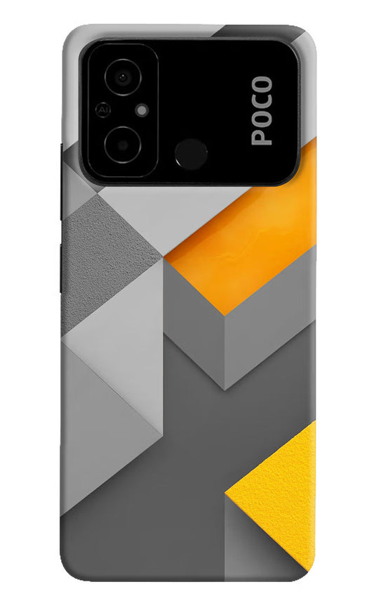 Abstract Poco C55 Hard Case Back Cover by Casekaro