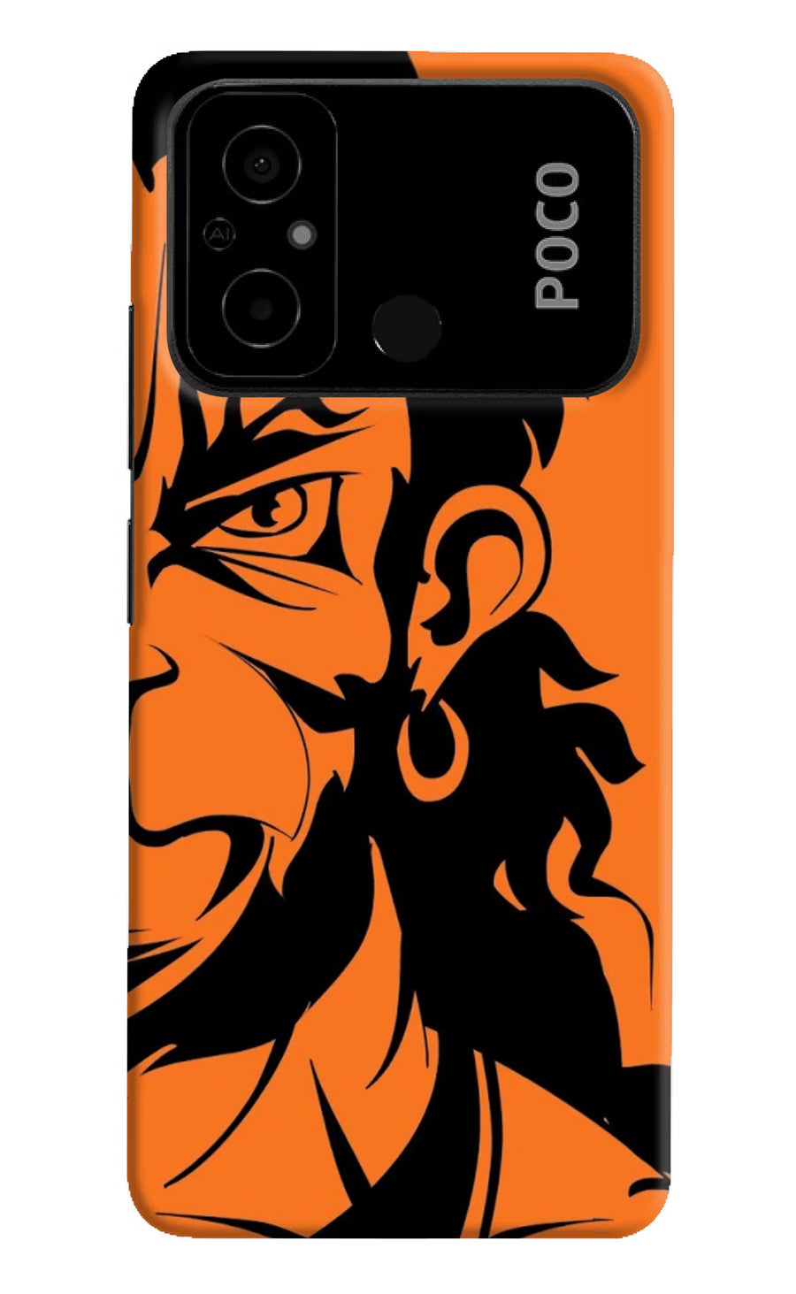 Hanuman Poco C55 Back Cover, Hard case