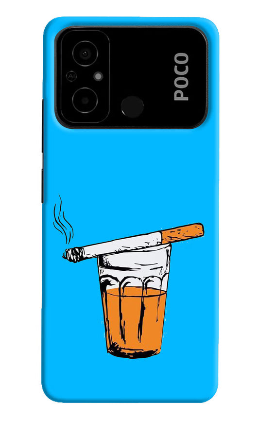 Chai Sutta Poco C55 Hard Case Back Cover by Casekaro