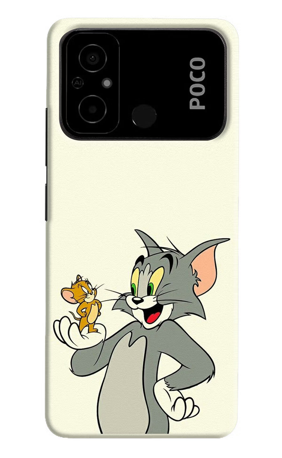Tom & Jerry Poco C55 Back Cover, Hard case