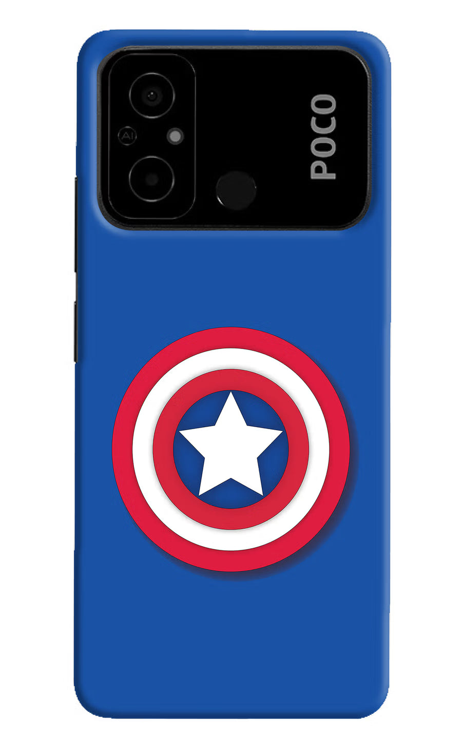 Shield Poco C55 Back Cover, Hard case