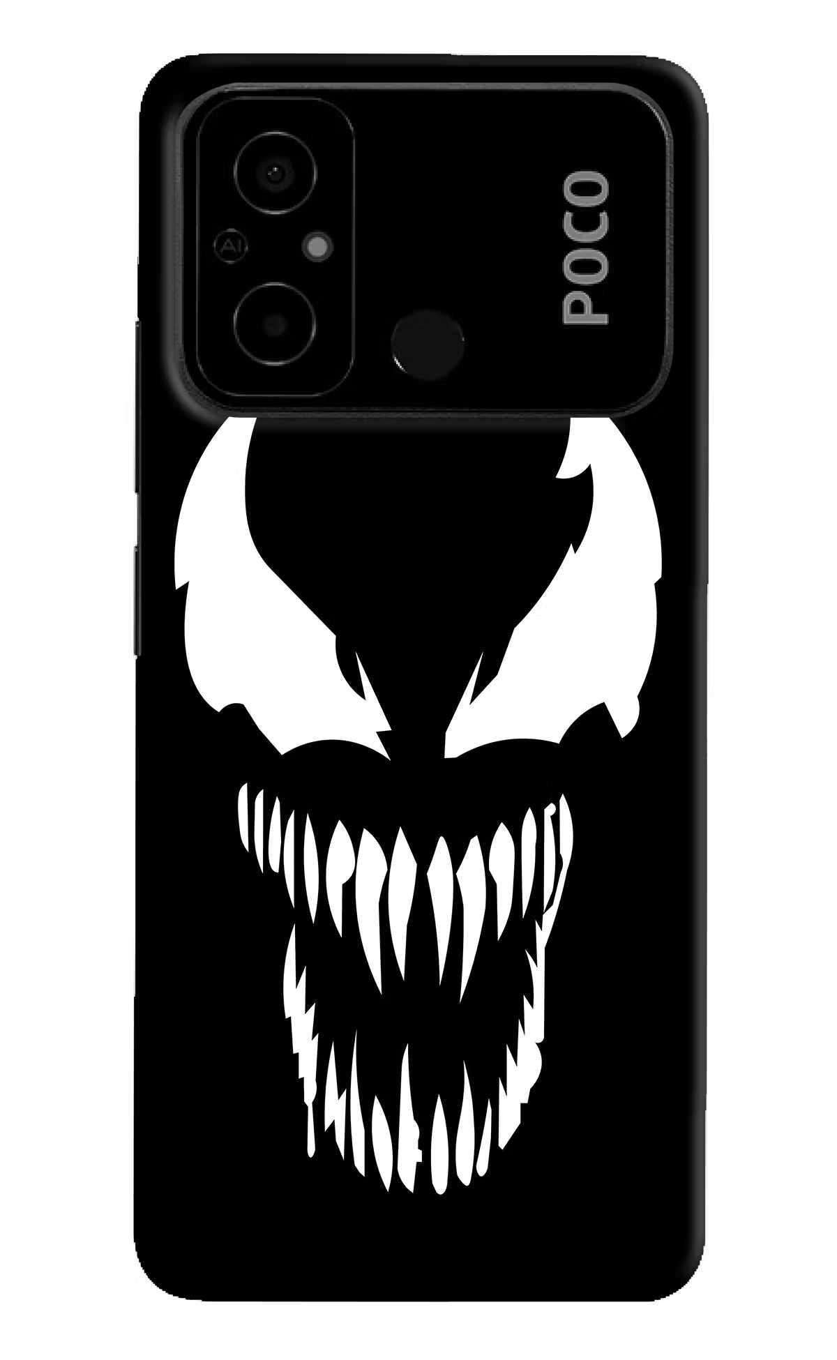 Venom Poco C55 Hard Case Back Cover by Casekaro