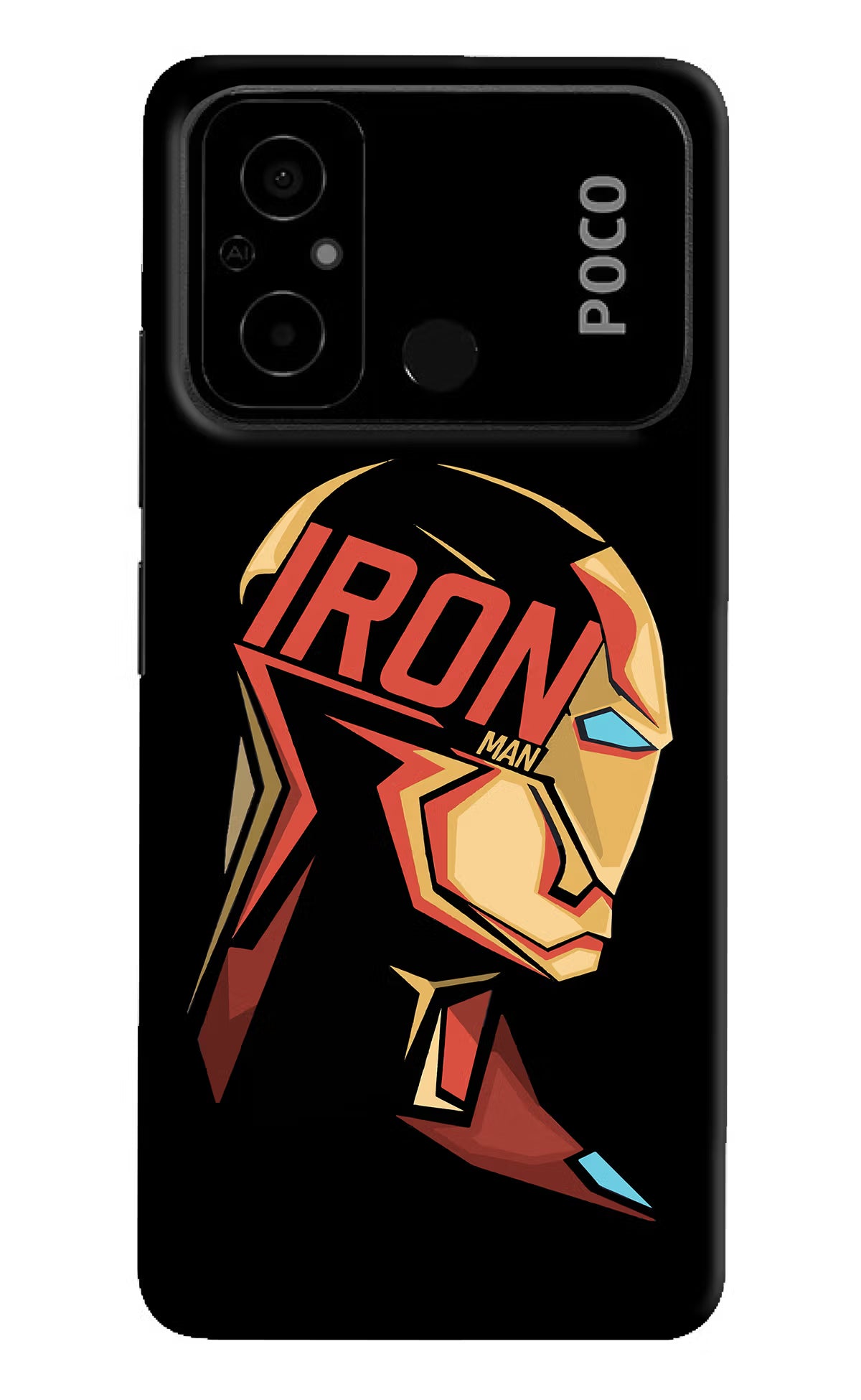 IronMan Poco C55 Hard Case Back Cover by Casekaro