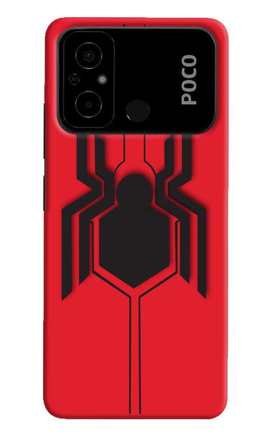 Spider Poco C55 Hard Case Back Cover by Casekaro