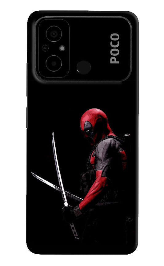 Deadpool Poco C55 Hard Case Back Cover by Casekaro