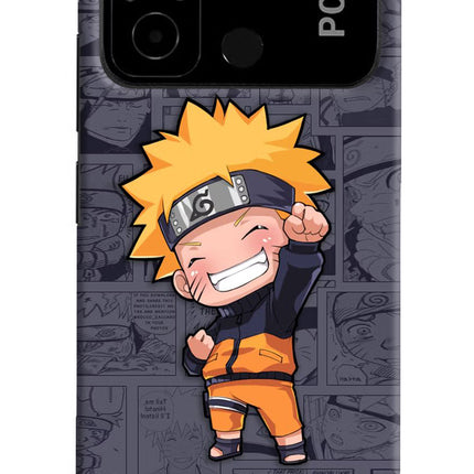 Chota Naruto Poco C55 Hard Case Back Cover by Casekaro
