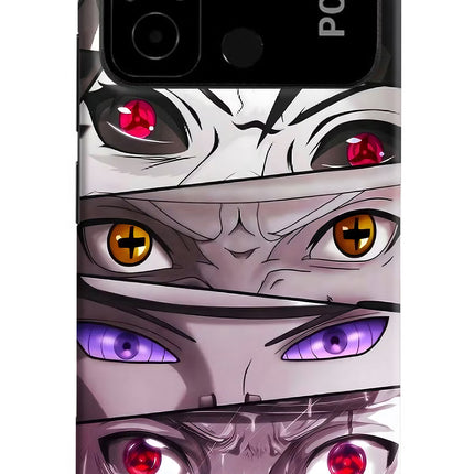 Naruto Anime Poco C55 Hard Case Back Cover by Casekaro