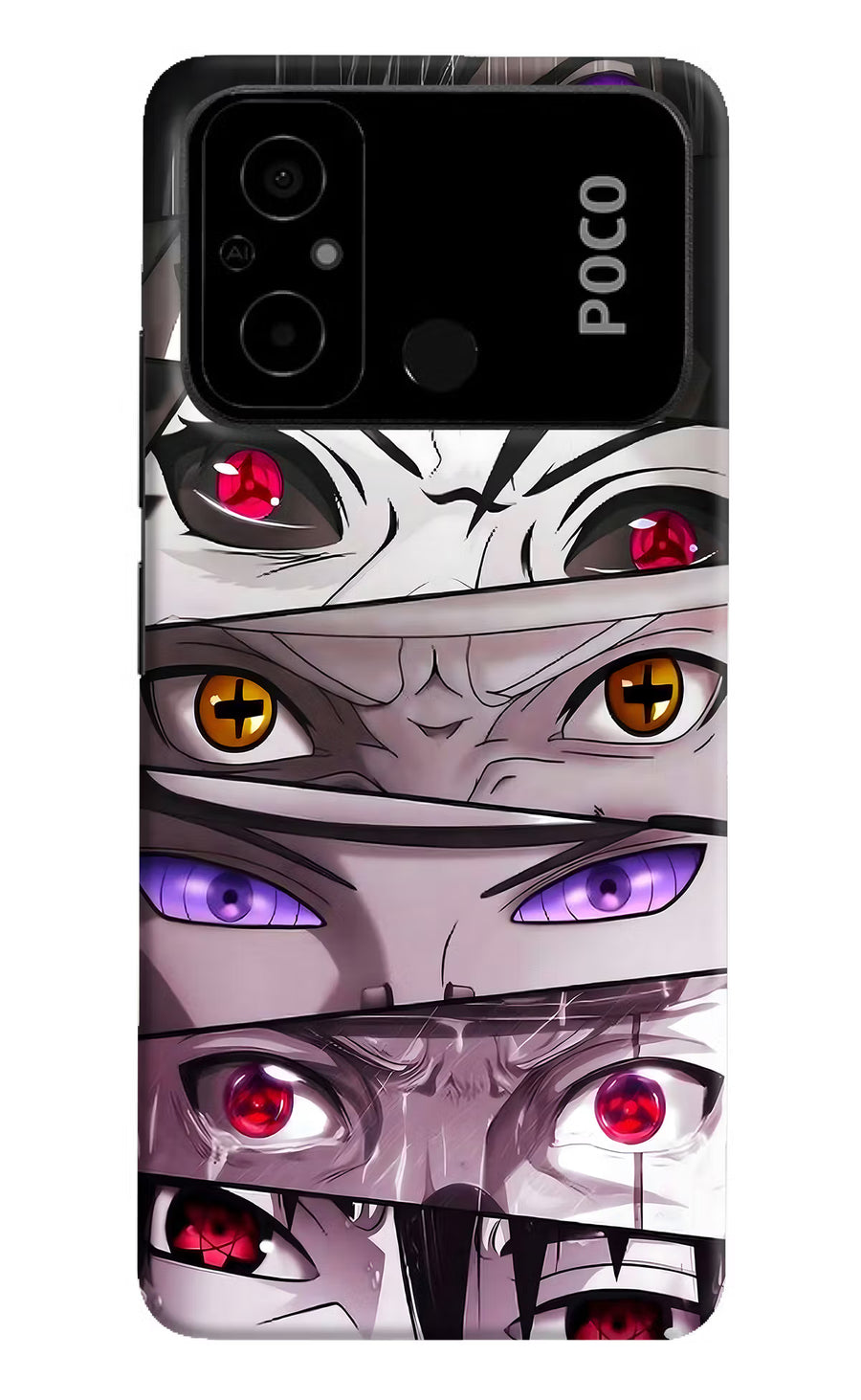 Naruto Anime Poco C55 Back Cover, Hard case